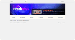 Desktop Screenshot of mybreakaway.zerista.com