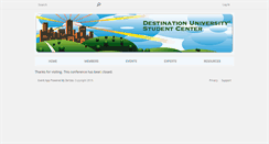 Desktop Screenshot of dustudentcenter.zerista.com