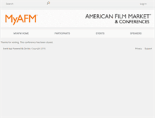 Tablet Screenshot of myafm.zerista.com